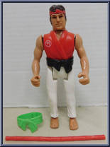 Judo King (Red Shirt) from Secret of the Ninja - Basic Series manufactured by Remco [Loose]