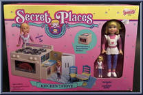 Kitchen in a Stove from Secret Places - Basic Series manufactured by Galoob [Front]