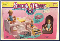 Nursery in a Crib from Secret Places - Basic Series manufactured by Galoob [Front]