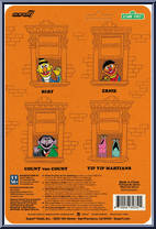 Ernie from Sesame Street - ReAction Figures manufactured by Super7 [Back]