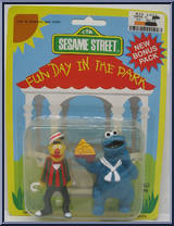 Bert (Cane) / Cookie Monster (Sailboat) Action Figure