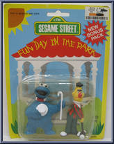 Cookie Monster (Cane) / Bert (Croquet) Action Figure