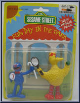 Grover (Cane) / Big Bird (Tennis) Action Figure