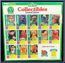30th Anniversary Limited Edition Collectibles from Sesame Street - PVC manufactured by Tyco [Back]