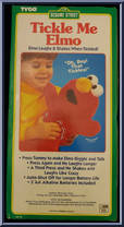 Tickle Me Elmo from Sesame Street - Plush manufactured by Tyco [Back]
