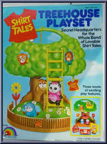 Treehouse Playset from Shirt Tales - Accessories manufactured by LJN [Back]