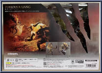Furious Rajang from S.H. MonsterArts - Monster Hunter manufactured by Bandai [Back]