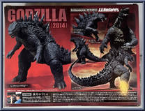 Godzilla 2014 from S.H. MonsterArts - Godzilla manufactured by Bandai [Back]