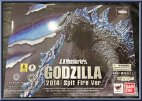 Godzilla 2014 (Spit Fire Version) from S.H. MonsterArts - Godzilla manufactured by Bandai [Front]