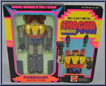 Poseidon from Shogun Warriors - 5" Diecast Figure manufactured by Mattel [Front]