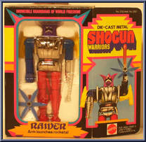 Raider (1st version) from Shogun Warriors - 5" Diecast Figure manufactured by Mattel [Front]