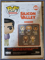 Dinesh from Silicon Valley - Pop! Vinyl Figures manufactured by Funko [Back]
