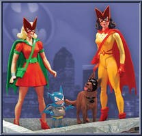 Batgirl & Batwoman from Silver Age - Classic manufactured by DC Direct [Loose]