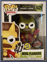 Devil Flanders (Glows in the Dark) from Simpsons - Pop! Vinyl Figures manufactured by Funko [Front]
