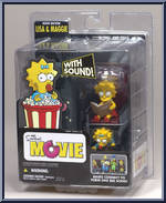 Movie Mayhem Lisa & Maggie from Simpsons - Movie - Basic Series manufactured by McFarlane Toys [Front]
