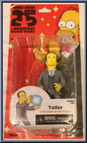 Teller (Penn and Teller) from Simpsons - Series 3 manufactured by Neca [Front]