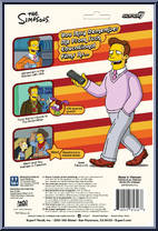 Meat And You: Partners In Freedom (Troy McClure) from Simpsons - ReAction Figures manufactured by Super7 [Back]
