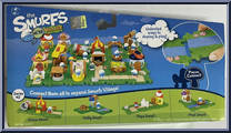 Papa Smurf Starter Set from Smurfs - Micro Village - Starter Sets manufactured by Jakks Pacific [Back]