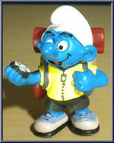 Adventurer Smurf Action Figure