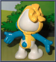 Anniversary Smurf (Yellow Ribbon / Bow) from Smurfs - Basic Series manufactured by Peyo [Loose]