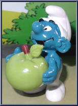 Apple Smurf Action Figure