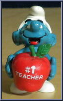 Apple Smurf Action Figure