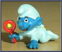 Baby Smurf (Rattle) Action Figure