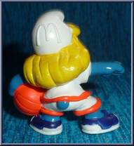 Basketball Smurfette from Smurfs - McDonald's manufactured by Peyo [Loose]