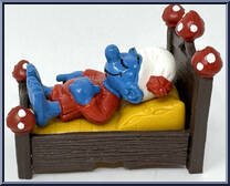 Bed Smurf from Smurfs - Super Smurfs manufactured by Peyo [Loose]