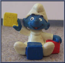 Baby Smurf (Blocks) Action Figure