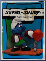Boxer Smurf (Brown Gloves) from Smurfs - Super Smurfs manufactured by Peyo [Front]