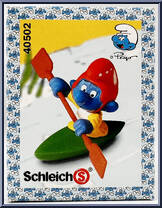 Canoe Smurf from Smurfs - Super Smurfs manufactured by Peyo [Front]