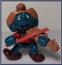 Fiddler Smurf Action Figure