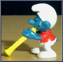 Flutist Smurf Action Figure