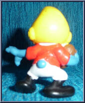 Running Back Smurf from Smurfs - Football manufactured by Peyo [Loose]