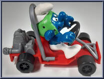 Go Cart Smurf from Smurfs - Super Smurfs manufactured by Peyo [Loose]