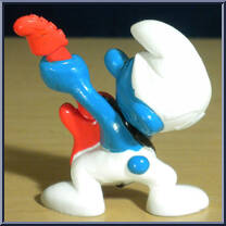 Guitar Smurf from Smurfs - Music manufactured by Peyo [Loose]