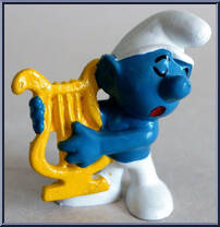 Harp Smurf Action Figure