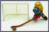 Hockey Smurf from Smurfs - Super Smurfs manufactured by Peyo [Loose]