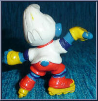 Ice Skating Smurf from Smurfs - McDonald's manufactured by Peyo [Loose]