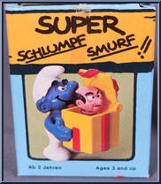 Jokey Smurf Trick Box from Smurfs - Super Smurfs manufactured by Peyo [Front]