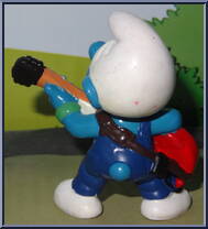 Lead Guitar Player Smurf from Smurfs - Music manufactured by Peyo [Loose]