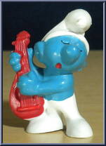 Lute Smurf Action Figure