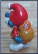 Papa Smurf (Santa Outfit) from Smurfs - Papa Smurfs manufactured by Peyo [Loose]