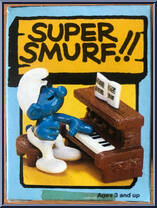 Piano Smurf from Smurfs - Super Smurfs manufactured by Peyo [Front]