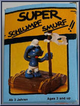 River Raft Smurf from Smurfs - Super Smurfs manufactured by Peyo [Front]