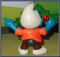 Singer Smurf (Microphone) from Smurfs - Music manufactured by Peyo [Loose]