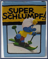 Skier Smurf from Smurfs - Super Smurfs manufactured by Peyo [Front]