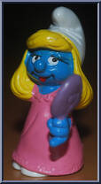 Smurfette (Comb and Mirror) from Smurfs - Smurfettes manufactured by Peyo [Loose]