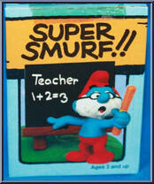 Teacher Papa Smurf from Smurfs - Super Smurfs manufactured by Peyo [Front]